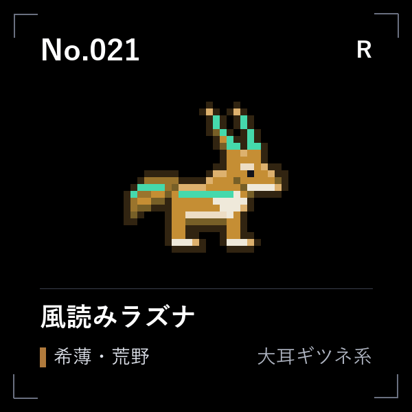 AIRバトラーのモンスター（R・SR）が次々に切り替わるアニメーション